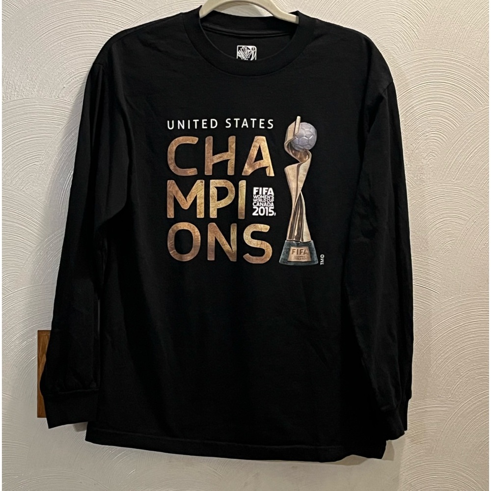 U.S. FIFA World Cup Champions- Canada FIFA World Cup 2015. Long Sleeve Black Tee